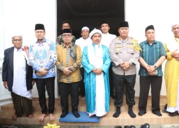 Kapolres Simalungun, AKBP Choky Sentosa Meliala, S.I.K., S.H., M.H., menghadiri Haul ke-15 Tuan Guru Batak Serambi Babussalam Simalungun, Al'-Arif Billah Syekh Abdurrahman Rajagukguk Al Khalidy Naqsyabandi Qs.