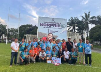 Tim kesebelasan Kabupaten Humbahas meraih juara III pada pertandingan turnamen sepakbola Korpri antar Pemda Kabupaten/Kota se-Sumut.