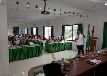 Kasat Narkoba Polres Pematangsiantar, AKP Jhonny H. Pasaribu, S.H, M.H, menjadi narasumber dalam seminar pendidikan anti narkoba untuk pelajar dan Mahasiswa Islam Kota Pematangsiantar.