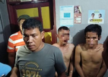 Polsek Sianțar Marihat mengamankan 2 pencuri meteran dari amukan warga, pada Sabtu (17/11/2024) malam, sekira pukul 23.00 WIB.
