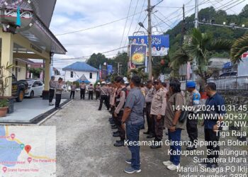 Polres Simalungun, melaksanakan pengamanan (PAM) pada gelaran internasional Aquabike Toba 2024 yang diselenggarakan di kawasan wisata Danau Toba, tepatnya di wilayah hukum Polsek Parapat.