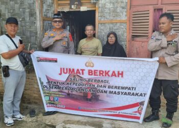 Polsek Perdagangan melaksanakan Jumat Barokah yang diadakan pada Jumat (22/11/2024), dan dipimpin Kapolsek Perdagangan, AKP Ibrahim Sopi, SH, MH.