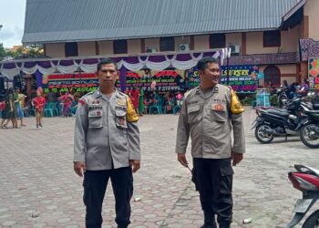 , Polres Pematangsiantar lakukan pengamanan di Gereja-gereja yang melaksanakan ibadah, pada Minggu (03/11/2024).