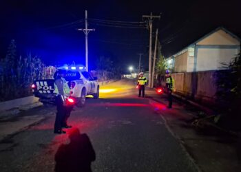 Sat Lantas Polres Simalungun melaksanakan Blue Light Patrol (BLP), pada Selasa dini hari (10/12/2024).