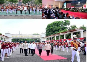 Apel Kasatwil Polri 2024 yang diselenggarakan di Akademi Kepolisian (Akpol) Semarang dan dihadiri langsung oleh Presiden Republik Indonesia, Prabowo Subianto.