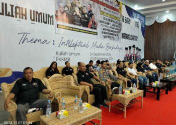 Kapolsek Sianțar Timur, IPTU Edy J.J. Manalu, SH, MH, menghadiri pelantikan Pengurus Kota (Pengkot) Keluarga Olahraga Tarung Drajat (Kodrat) Kota Pematangsiantar, Masa Bakti 2024 – 2028.