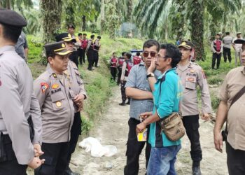 Polres Simalungun amankan okupasi lahan PT Sawit Indah Abadi di Buntu Bayu.