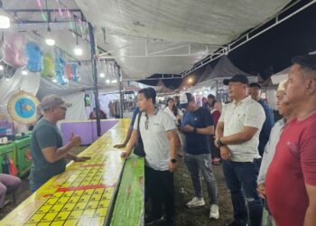 Polres Simalungun melakukan pengecekan langsung ke lokasi hiburan rakyat Pasar Malam, di Lapangan Bola Rambung Merah, Jl. H. Ulakma Sinaga Pematang Simalungun, Kecamatan Siantar, Kabupaten Simalungun, Sumatera Utara, pada Jumat (20/12/2024) pukul 21.00 WIB.