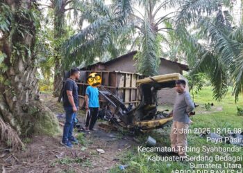 Polsek Tanah Jawa temukan mobil curian di Serdang Bedagai.