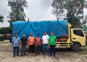 Sat Reskrim Polres Pematangsiantar melalui Unit Ekonomi, mengamankan seorang warga Kabupaten Humbang Hasundutan (Humbahas) yang membawa kayu gelondongan/bulat tanpa dokumen resmi.