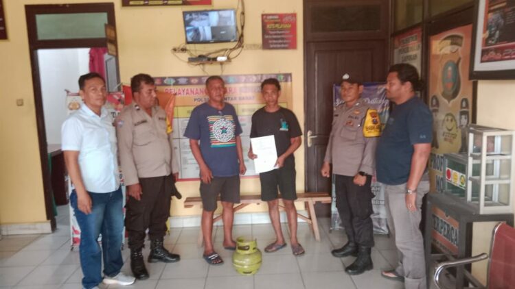 Polsek Siantar Barat menyelesaikan perkara pencurian dengan problem solving, pada Rabu (5/2/2025).