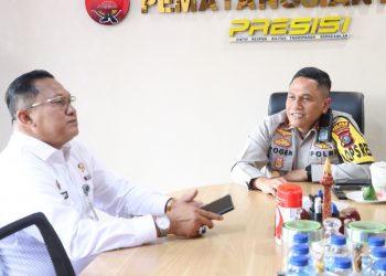 Kapolres Pematangsiantar, AKBP Yogen Heroes Baruno SH, SIK, menerima kunjungan Kepala Lembaga Pemasyarakatan (Kalapas) Kelas IIA Pematangsiantar, Davy Bartian, pada Rabu (19/2/2025) pagi tadi.