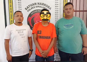 Polsek Perdagangan yang berhasil mengamankan seorang tersangka penyalahgunaan narkotika jenis sabu, beserta barang bukti di sebuah rumah kosong, pada Rabu (12/3/2025) malam.