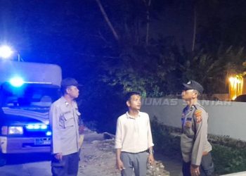 Polsek Siantar Marihat melaksanakan Blue Light Patrol ( BLP ), di wilayah hukum Polsek Siantar Marihat, pada Minggu (25/5/2025) malam.