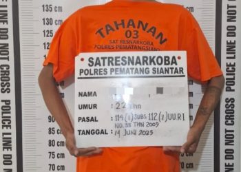 Foto pelaku dan barang bukti yang diamankan Polisi.
