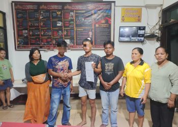 Personil Polsek Siantar Utara menyelesaikan dugaan penganiayaan di Jalan Ade Irma Pematangsiantar, pada Senin (28/7/2025) dini hari.