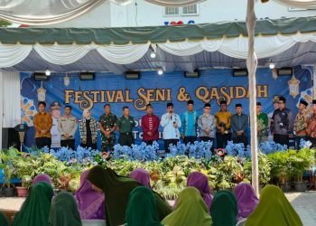 Kapolres Pematangsiantar, AKBP Sah Udur T.M. Sitinjak SH, SIK, MH, diwakili Kapolsek Siantar Barat, IPTU Raja Kaya Haloho SH, MH, menghadiri pembukaan Festival Seni dan Qasidah Tingkat Kota Pematangsiantar, pada Sabtu (26/7/2025) pagi.