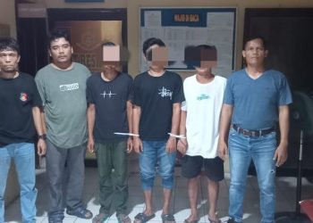 Foto ketiga pelaku penganiayaan yang diamankan Polisi.