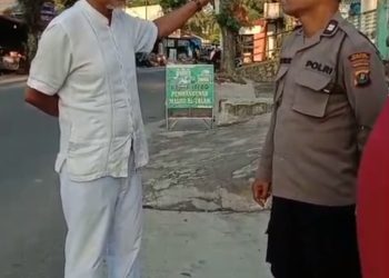 Polsek Siantar Martoba gerak cepat membubarkan keributan sekelompok ramaja, di jalan Rakutta Sembiring, tepatnya di depan Masjid Al-Fallah, pada Selasa (1/7/2025) pagi.