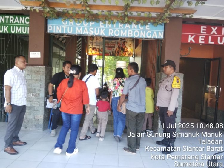 Polseķ Sianțar Barat  melaksanakan patroli di lokasi objek wisata, pada Jumat (11/7/2025) siang.