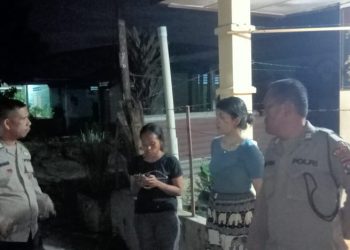 Polseķ Sianțar Timur, gerak cepat (Gercep) melakukan pengecekan Tempat Kejadian Perkara (TKP) dugaan perbuatan tidak menyenangkan.