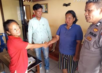 Polsek Siantar Marihat menyelesaikan masalah salah paham dengan problem solving.