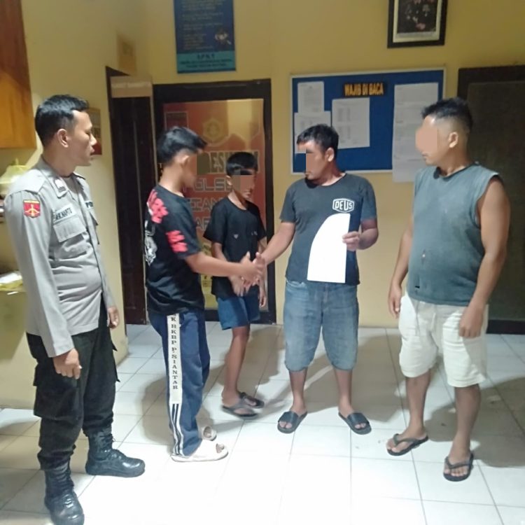 Polsek Siantar Martoba menyelesaikan dugaan pencurian dengan problem solving, pada Sabtu (26/7/2025) sore.