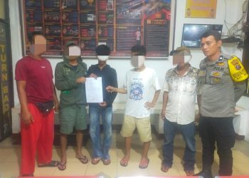 Polsek Siantar Utara menyelesaikan masalah dugaan perkelahian anak di bawah umur, di Jalan Rakutta Sembiring dengan problem solving, pada Minggu (13/7/2025) subuh.