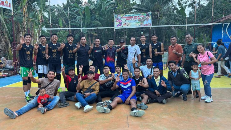 Tim Bola Volly Bhara Guard binaan Satuan Pembinaan Masyarakat (Sat Binmas) Polres Pematangsiantar berhasil melaju ke babak final Turnament Bola Volly NBVC CUP III.