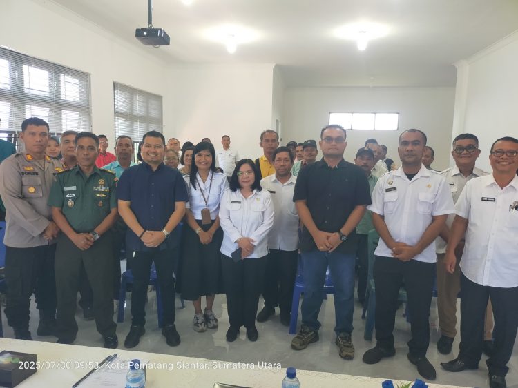 Kapolsek Siantar Marihat, AKP Doni Simanjuntak SH, menghadiri rapat koordinasi (Rakor) Tim Terpadu Penanganan Konflik Sosial Tahun 2025 Kota Pematangsiantar, pada Rabu (30/7/2025) pagi.