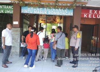 Polseķ Sianțar Barat  melaksanakan patroli di lokasi objek wisata, pada Jumat (11/7/2025) siang.