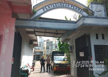 Polsek Siantar Barat melaksanakan patroli, di seputaran wilayah hukum Polres Pematangsiantar, pada Rabu (2/7/2025) siang.