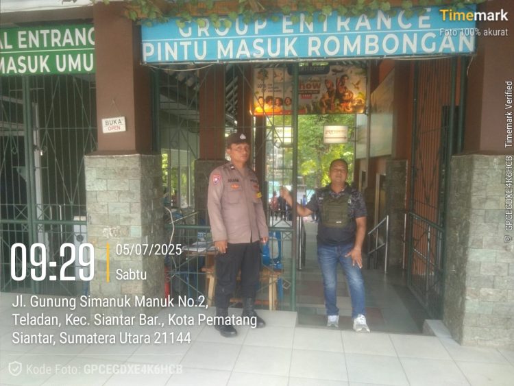 Polsek Siantar melaksanakan patroli di seputaran wilayah hukum Polsek Siantar Barat, pada Sabtu  (5/7/2025) pagi.