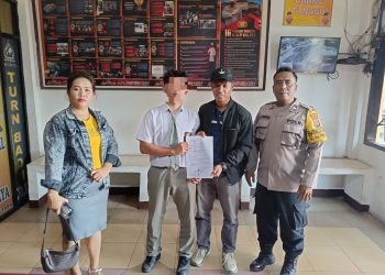Polseķ Sianțar Utara menyelesaikan masalah penganiayaan, pada Rabu (23/7/2025) siang.