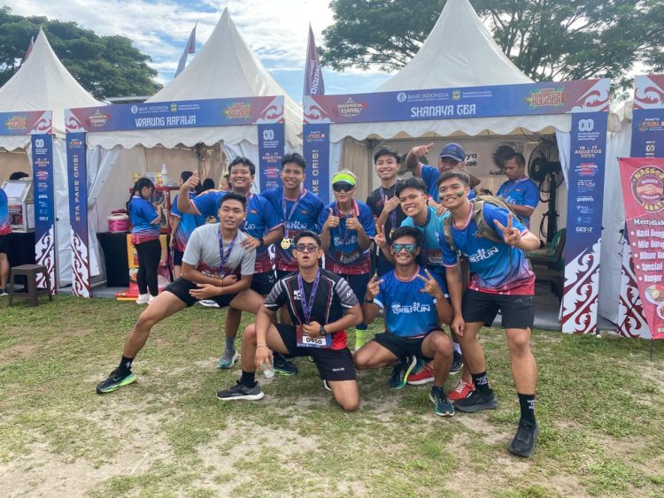 Kapolres Pematangsiantar,  AKBP Sah Udur T.M. Sitinjak SH, SIK, MH, menghadiri kegiatan SIANTAR QRIS Run yang berlangsung di Lapangan Horbo Kota Pematangsiantar, pada Sabtu (16/8/2025) pagi.