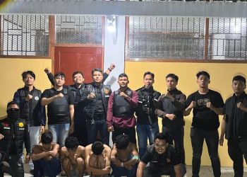 Polres Pematangsiantar gerak cepat (Gercep) gagalkan aksi tawuran, di Jl. Medan, Simpang Rambung Merah, pada Jumat malam (29/8/2025), sekira pukul 23.00 WIB.
