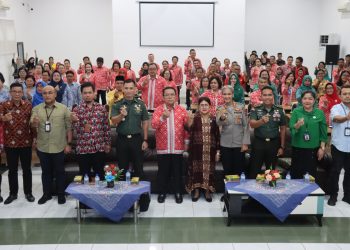 Kapolres Pematangsianțar, AKBP Sah Udur T.M. Sitinjak SH, SIK, MH, menghadiri kegiatan Aksi 3 Rembuk Stunting, di Ruang Rapat Serbaguna Pemko Pematangsiantar, pada Kamis (28/8/2025) pagi.