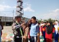Sat Lantas Polres Pematangsiantar menggelar pertemuan rutin dan pelatihan mandiri kepada anggota Patroli Keamanan Sekolah (PKS), di Lapangan Aspol Polres Pematangsiantar, pada Jumat (22/8/2025) sore.