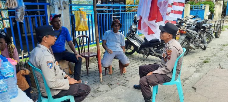 Sat Binmas Polres Pematangsiantar melaksanakan patroli sambang kamtibmas, pada Rabu (6/8/2025) pagi.