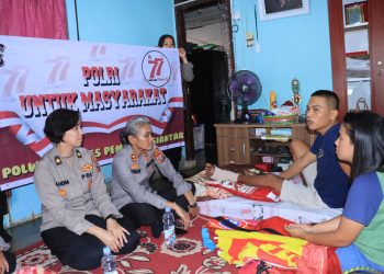 Menyambut Hari Jadi Polisi Wanita (Polwan) ke 77, Kapolres Pematangsiantar, AKBP Sah Udur T.M. Sitinjak, SH, SIK, MH, menggelar anjangsana, pada Selasa (26/8/2025) siang.