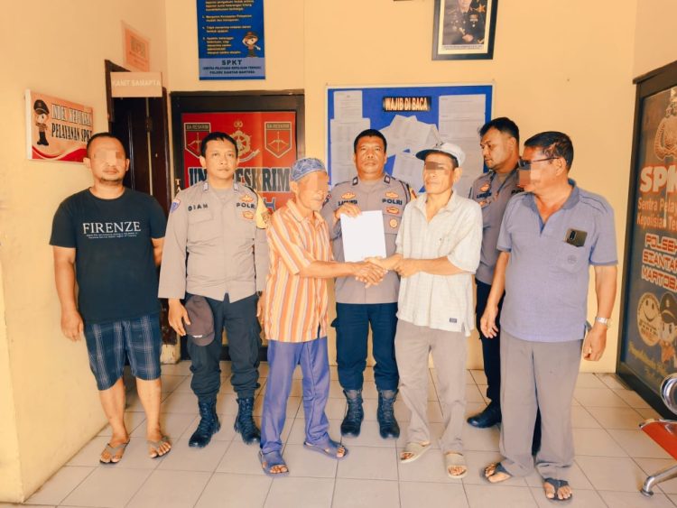 Polsek Siantar Martoba menyelesaikan dugaan penganiayaan dengan problem soving, pada Minggu (24/8/2025) siang.