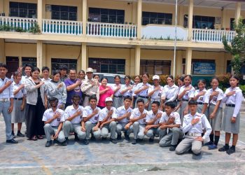 Sat Lantas Polres Pematangsiantar Lantik PKS Junior YP Pelita.