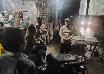 Polseķ Siantar Marihat gerak cepat (Gercep) respon keluhan warga Jalan Bahkora II Bawah, pada Senin (8/9/2025) malam.