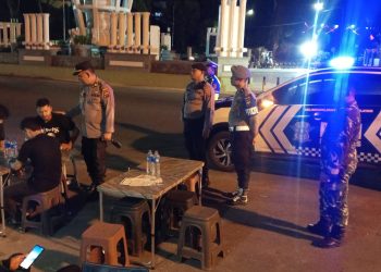 Polres Pematangsiantar melaksanakan patroli skala besar, pada Kamis malam (11/9/2025).
