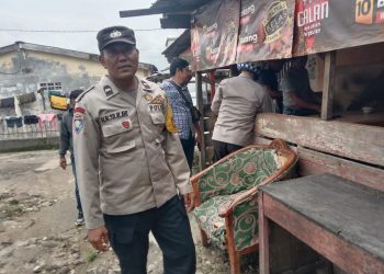 Polsek Siantar Timur tindaklanjuti laporan masyarat dengan melakukan patroli di Jalan Patuan Anggi, pada Rabu (10/9/2025) siang.