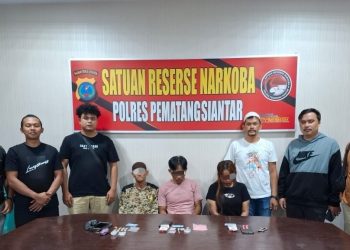 Polres Pematangsianțar ungkap dugaan peredaran Narkoba, 3 orang diamankan.