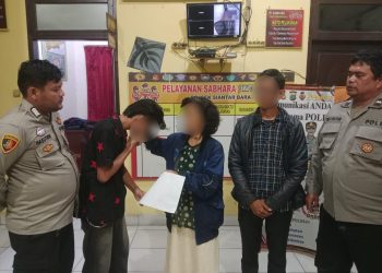 Polres Pematangsiantar selesaikan keributan keluarga, di jalan Merpati, dengan problem solving, pada Kamis (23/10/2025) malam.