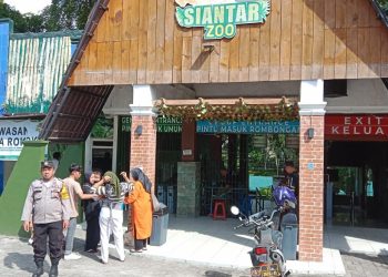 Polsek Siantar Barat menggelar patroli di objek vital, pada Sabtu (18/10/2025) siang.