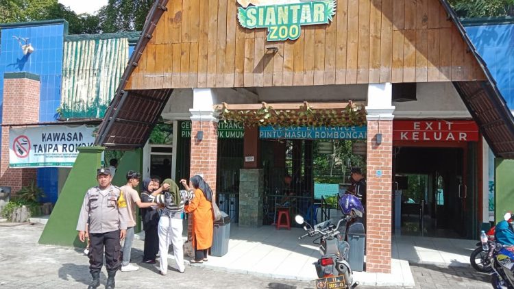 Polsek Siantar Barat menggelar patroli di objek vital, pada Sabtu (18/10/2025) siang.