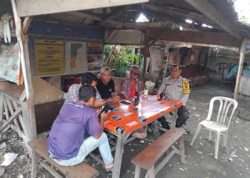 Polsek Siantar Barat menggelar patroli Kampung Bebas dari Narkoba (KBN) Jalan Jawa, pada Sabtu (11/10/2025) pagi.